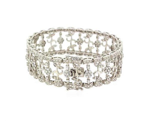 Diamond Bracelet, 6.00 carats, 18ct White Gold