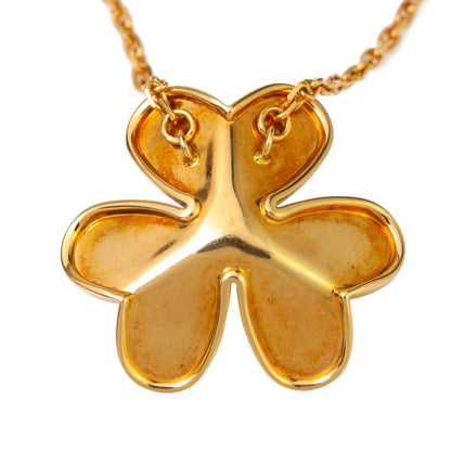 Van Cleef and Arpels Diamond and 18ct Yellow Gold Flower Necklace