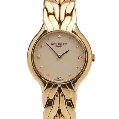 Patek Philippe La Flamme 18ct Yellow Gold Ladies Quartz Watch