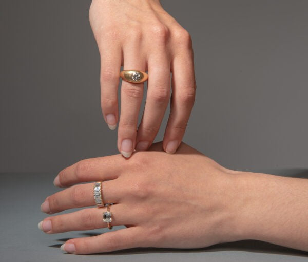 Vintage Cartier 0.75ct Diamond Ring