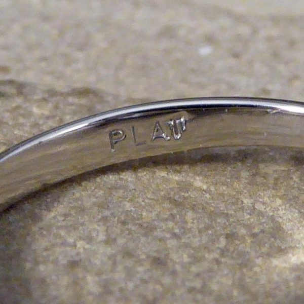 3.35ct Aquamarine and Diamond Three Stone Ring