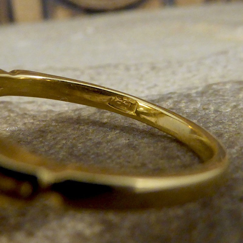 3.60ct Yellow Sapphire and 2.10ct Old Cut Diamond Cluster Ring