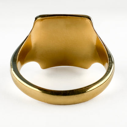 Vintage Square Gold Signet Ring