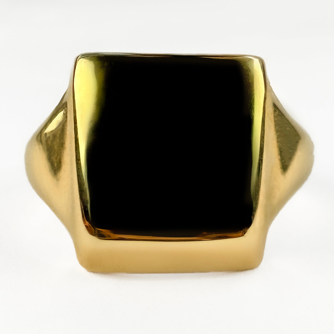 Vintage Square Gold Signet Ring
