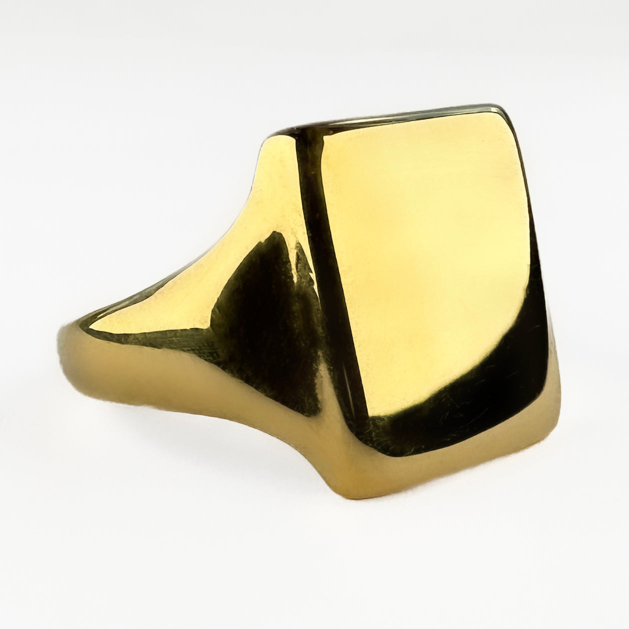 Vintage Square Gold Signet Ring