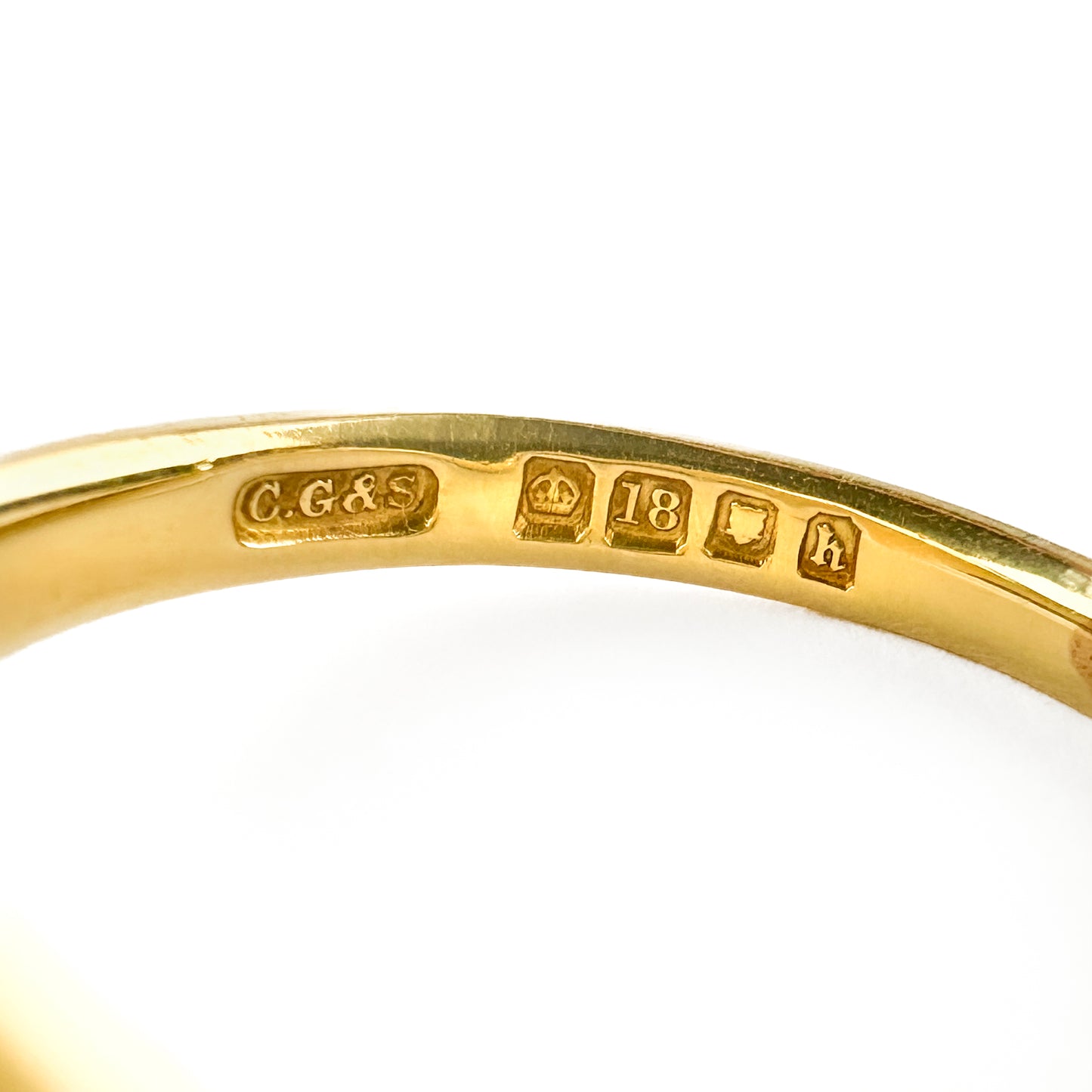 Art Deco 18ct Yellow Gold Octagonal Signet Ring, Circa 1923