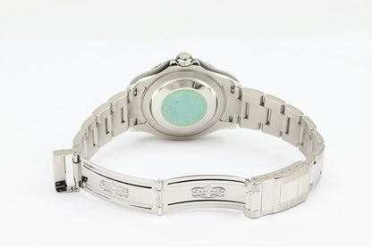 Rolex Yacht Master 40mm Stainless Steel 16622 Automatic, silver dial, white luminous hour markers, date indicator, bi-directional rotating bezel with platinum bezel insert, stainless steel Oyster bracelet, Circa 2005-06