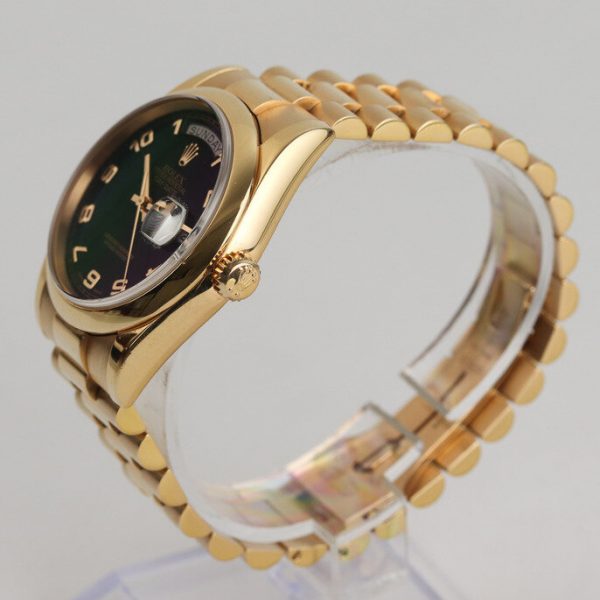 Rolex Day Date 18ct Rose Gold 118205 Automatic Watch, Box and Papers