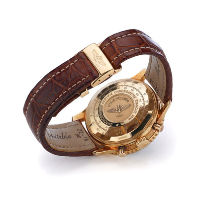 Breitling Navimeter 18ct Rose Gold Chronograph Watch