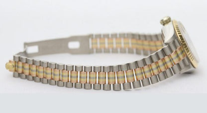 Rolex Lady Datejust 18ct Tridor 69179B Automatic 26mm Watch with Diamond Dial