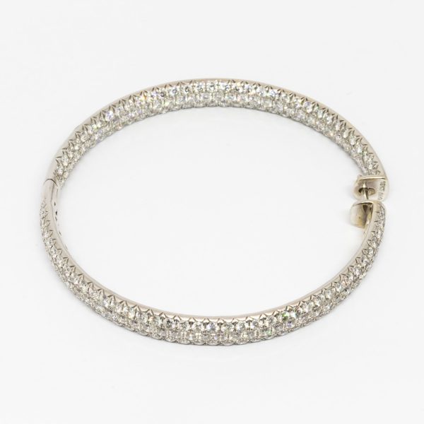 Diamond Gold Hoop Earrings