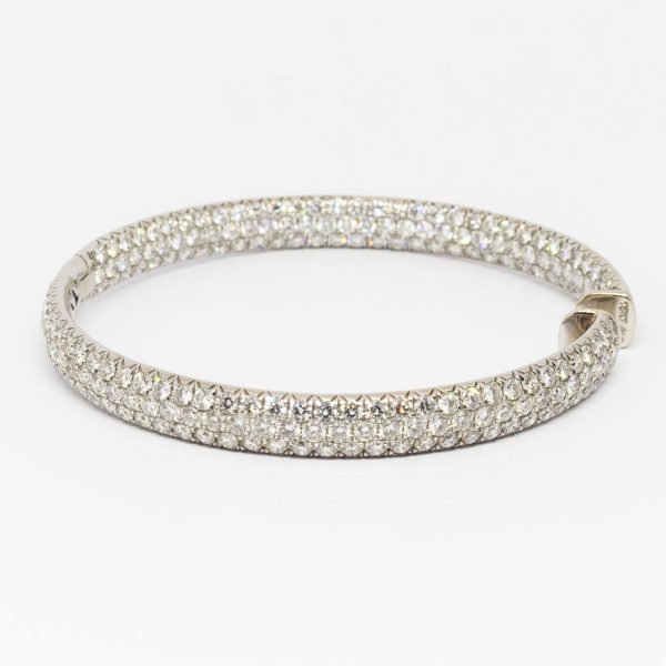 Diamond Gold Hoop Earrings