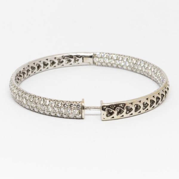 Diamond Gold Hoop Earrings