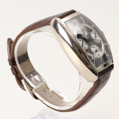 Franck Muller 7850 Chronobanker 18ct White Gold Watch, Box and Papers