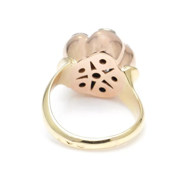 Boucheron Diamond Cluster Ring in 18ct Bi Colour Gold