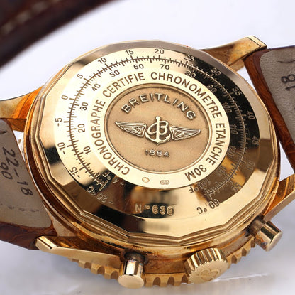 Breitling Navimeter 18ct Rose Gold Chronograph