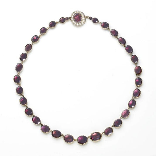 Antique Georgian Garnet Necklace