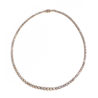 Graduated Diamond Rivière Necklace