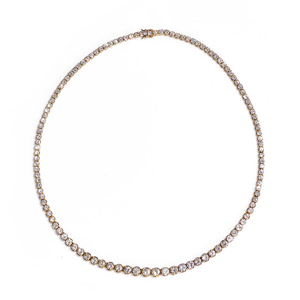 Graduated Diamond Rivière Necklace