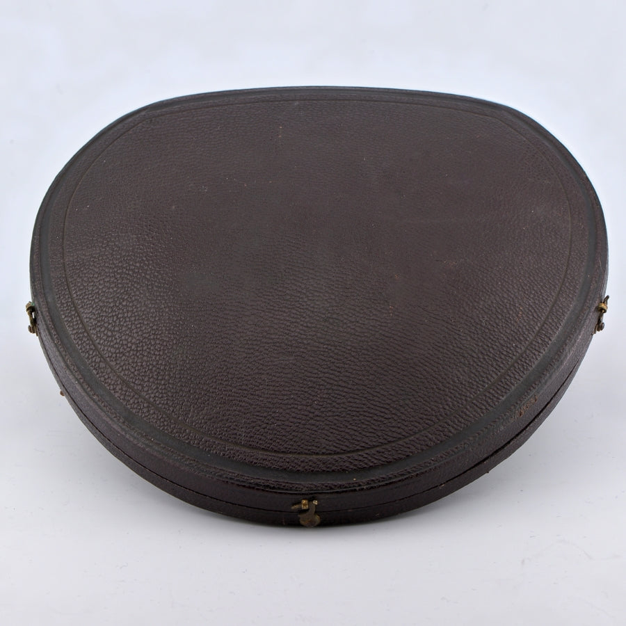 Victorian Antique Emerald and Diamond Floral Cluster Necklace in original antique fitted box