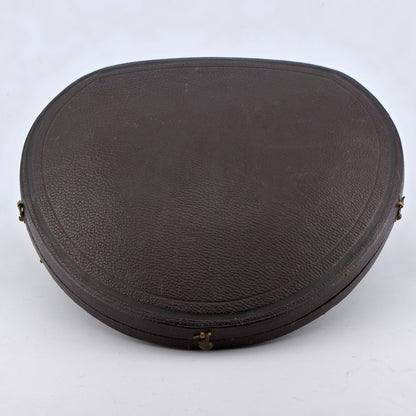 Victorian Antique Emerald and Diamond Floral Cluster Necklace in original antique fitted box