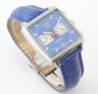 Tag Heuer Monaco Re Edition Automatic Chronograph with Blue Dial
