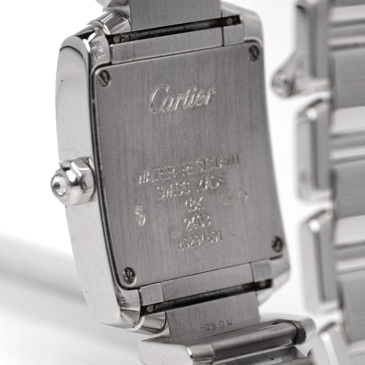 Cartier Tank Francaise 18ct White Gold Watch with Diamonds
