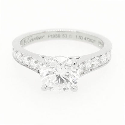 Cartier Diamond Solitaire Ring, 1.50 carats, Platinum, GIA Certificate