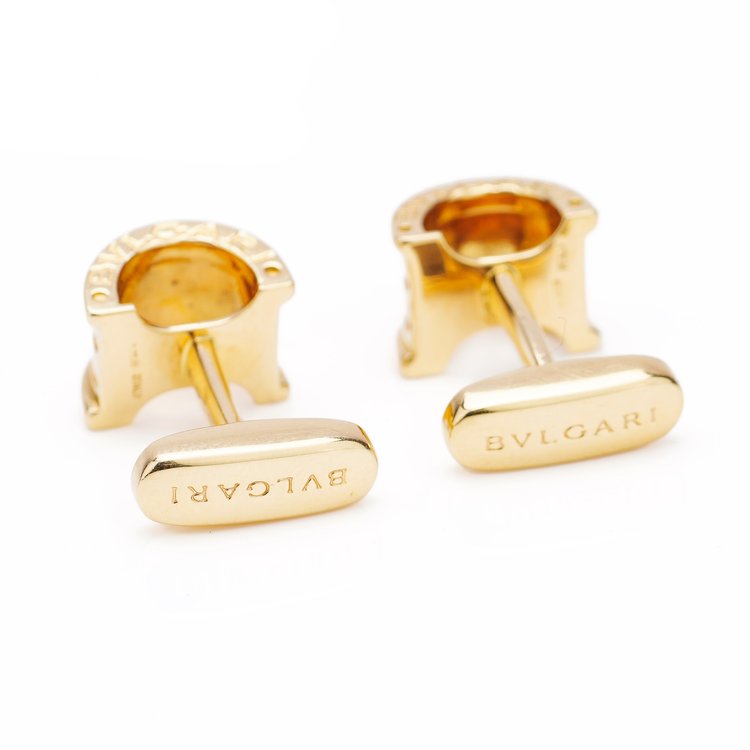 Bvlgari 18ct Yellow Gold B Zero 1 Cufflinks