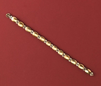 Antique Georgian Garnet and Diamond Collier de Chein Collar Necklace