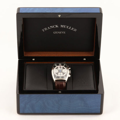 Franck Muller 7850 Chronobanker 18ct White Gold Watch, Box and Papers