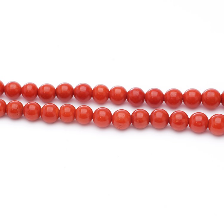 Antique Victorian Coral Bead Necklace