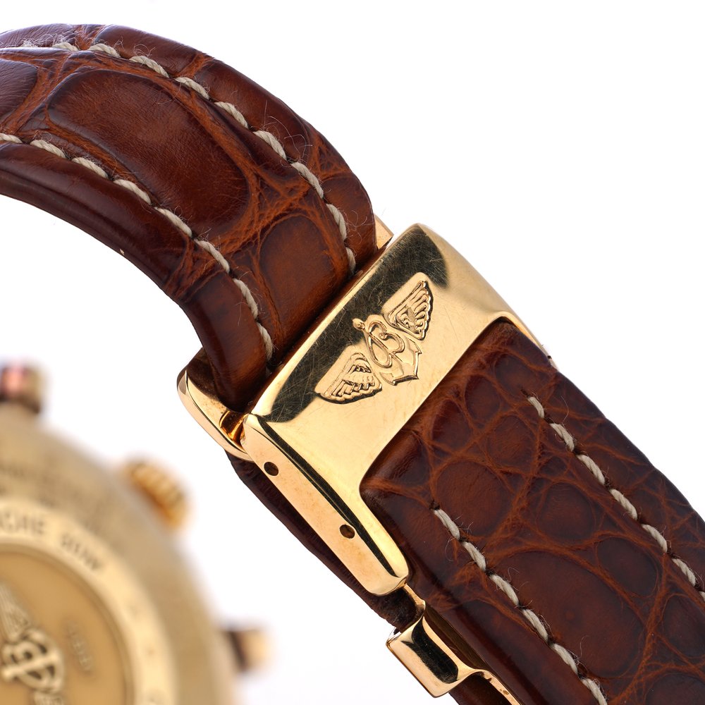 Breitling Navimeter 18ct Rose Gold Chronograph Watch