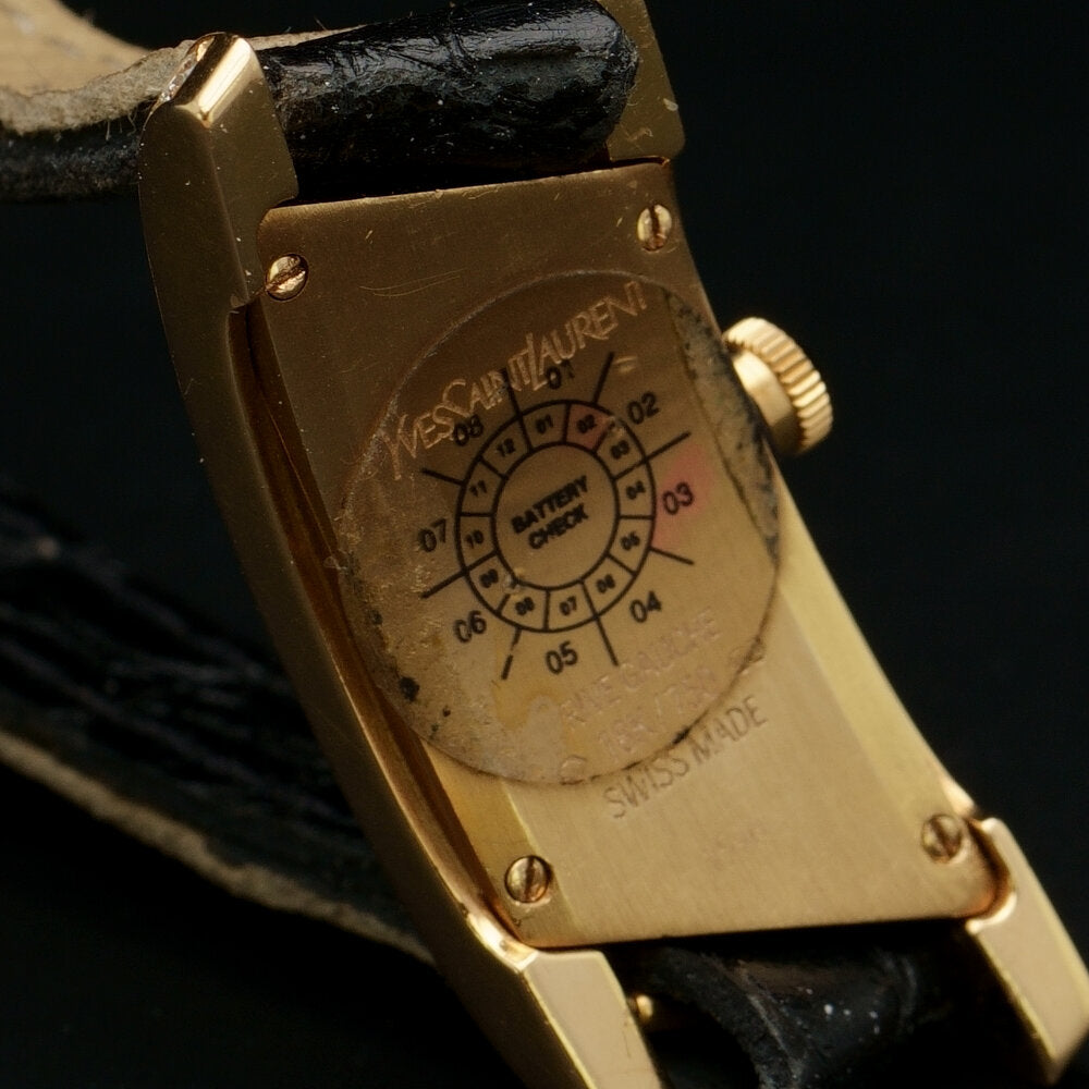 Yves Saint Laurent Rive Gauche 18ct Gold and Diamond Watch