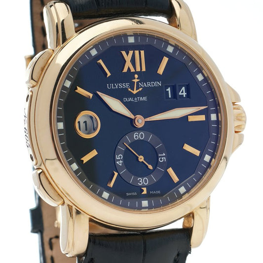 Ulysse Nardin 18ct Yellow Gold Dual Time Watch