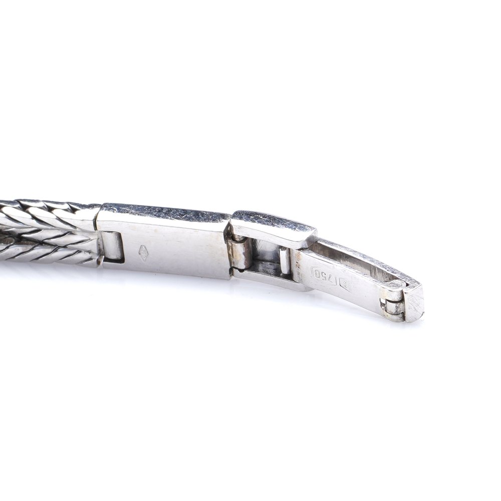 Vintage Piaget 18ct White Gold and Diamond Cocktail Watch 2.18 carat total