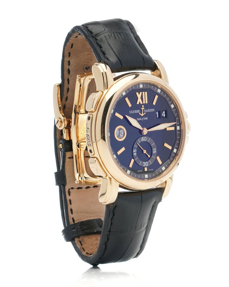 Ulysse Nardin 18ct Yellow Gold Dual Time Automatic Watch