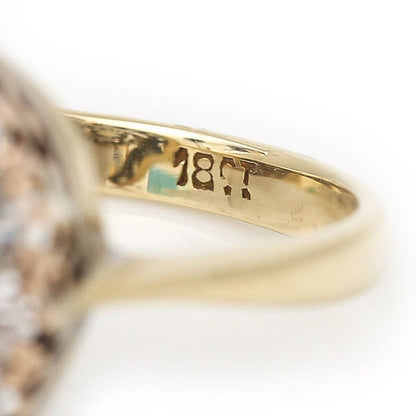 Antique Edwardian Old Cut Diamond Horseshoe Ring