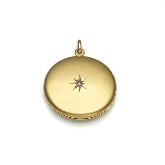 Antique Victorian Gold Locket Pendant