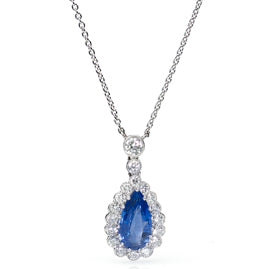 Sapphire and Diamond Pendant