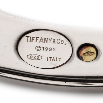 Vintage Tiffany and Co Atlas Silver and Gold Collar Necklace with Roman Numerals