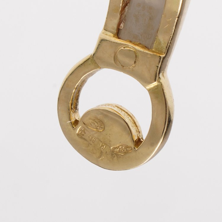 Pomellato Italian 1.08ct Diamond Bow Earrings, Circa 1980s