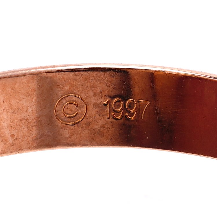 Vintage Cartier Trinity Tri Colour 18ct Gold Ring