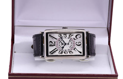 Franck Muller Long Island Bi-Retrograde 18ct White Gold Automatic Watch