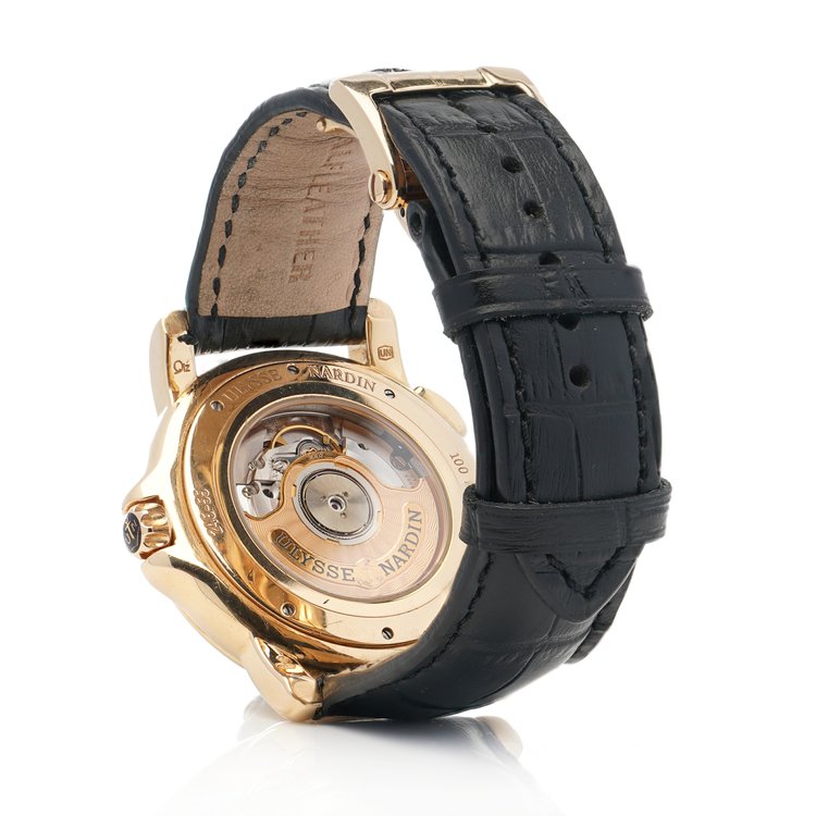 Ulysse Nardin 18ct Yellow Gold Dual Time Automatic Watch
