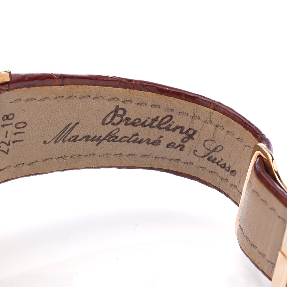 Breitling Navimeter 18ct Rose Gold Chronograph Watch