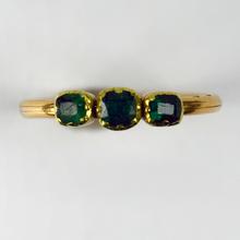 Antique Emerald Gimmel Fede Trilogy Ring