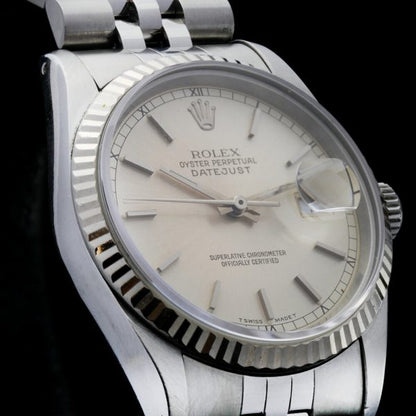 Vintage Rolex Oyster Perpetual Datejust 16234 Steel Automatic Watch