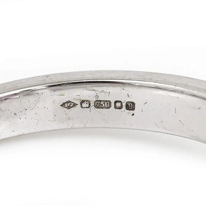 0.84ct Pink Sapphire and Trilliant Diamond Three Stone Ring in 18ct White Gold