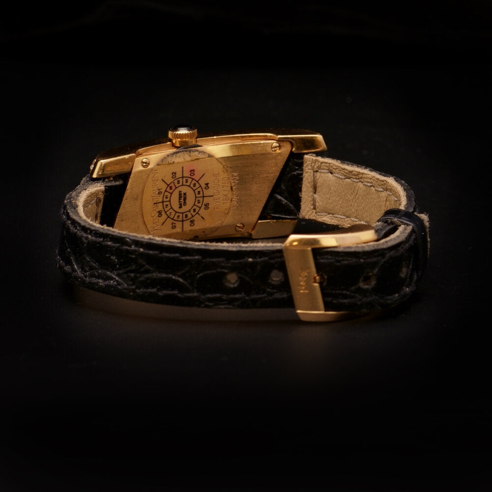 Yves Saint Laurent Rive Gauche 18ct Gold and Diamond Watch